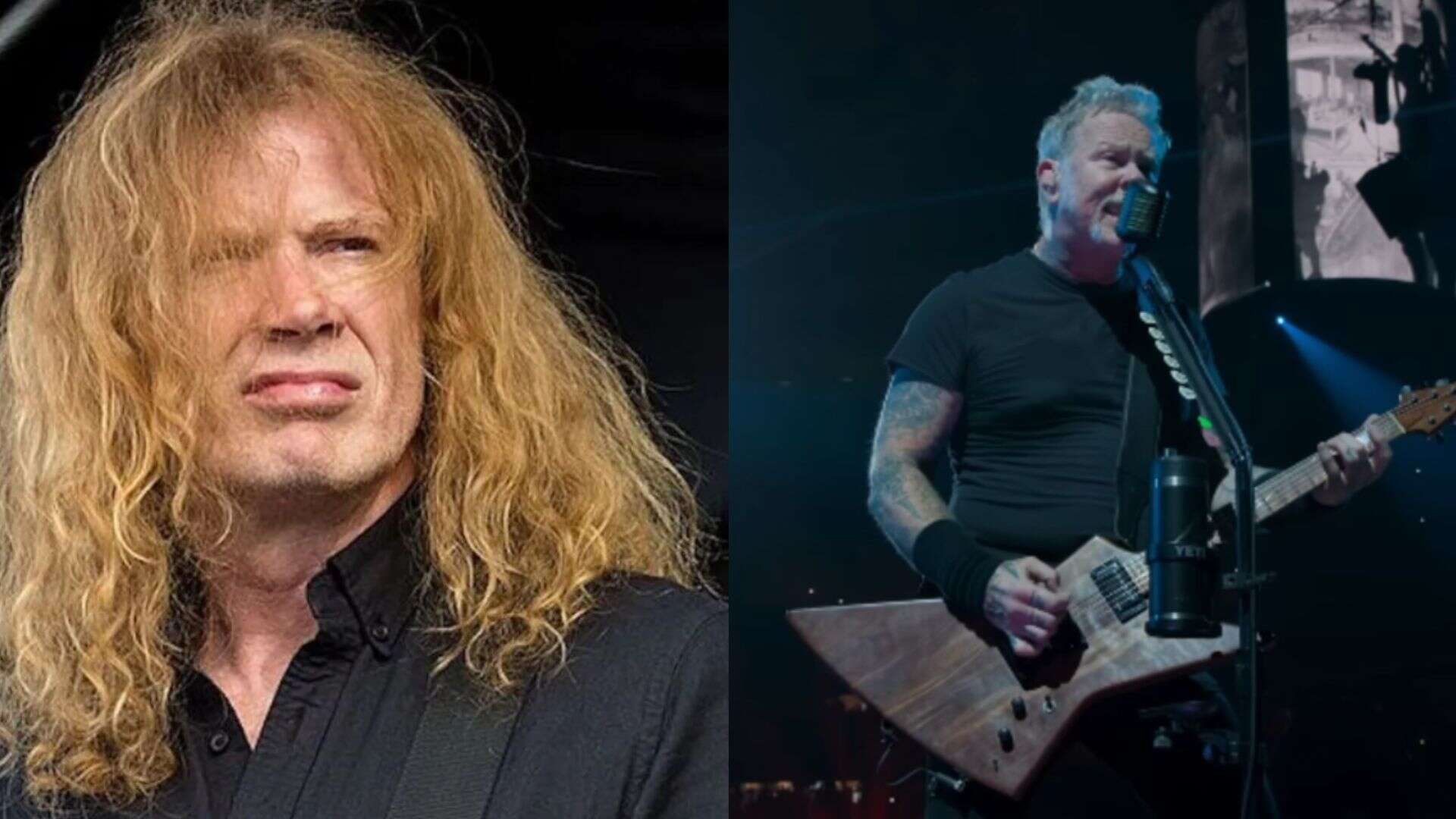 Dave Mustaine Megadeth James Hetfield Metallica