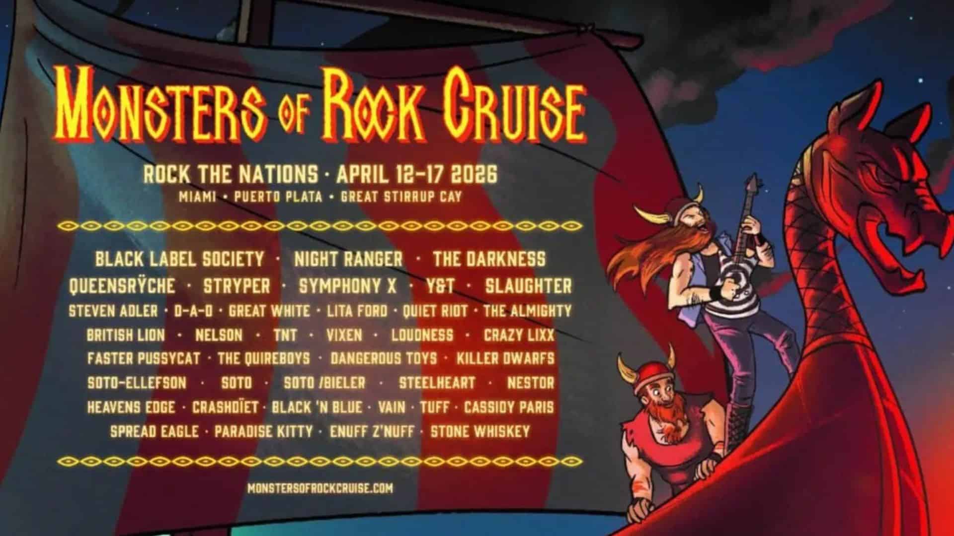 Monsters Of Rock Cruise 2026