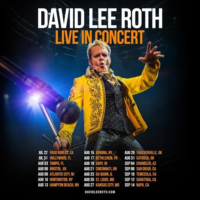 David Lee Roth Summer 2025 Tour
