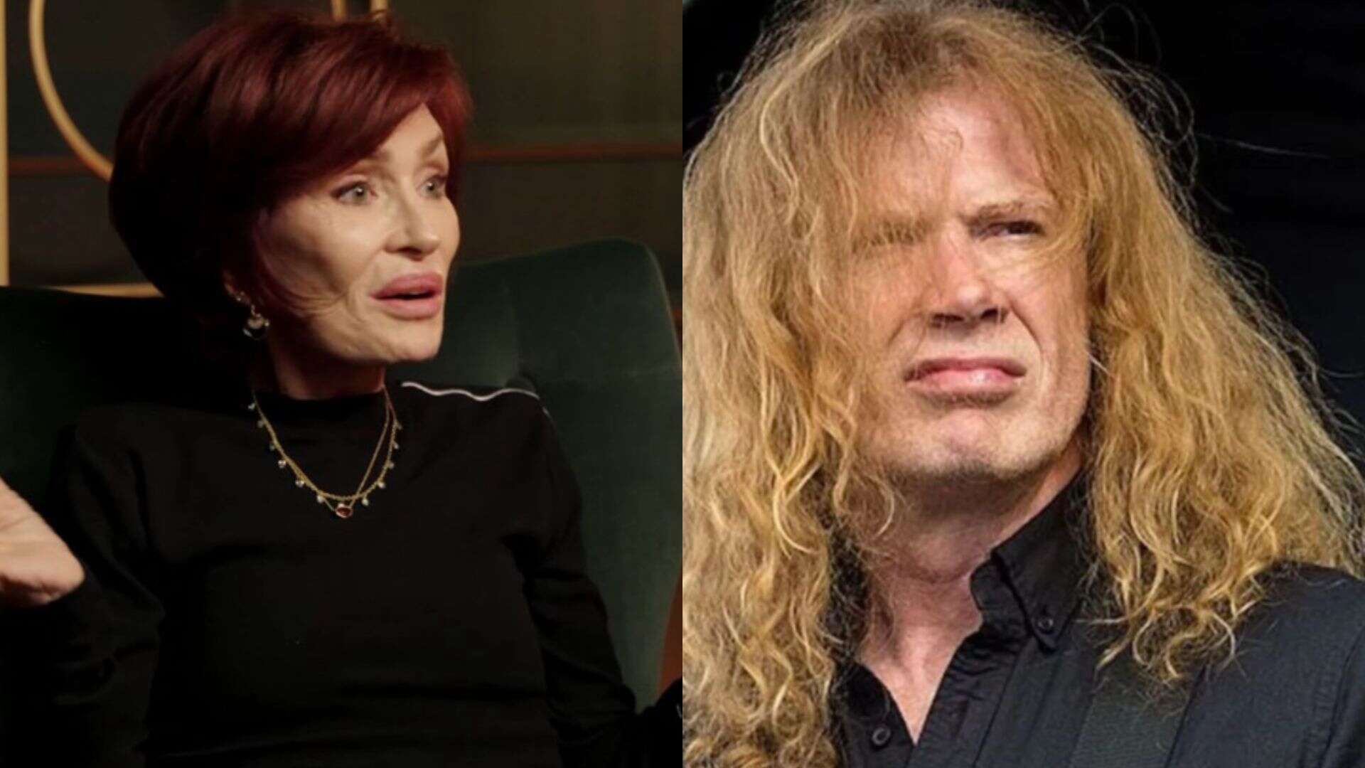 Sharon Osbourne Dave Mustaine
