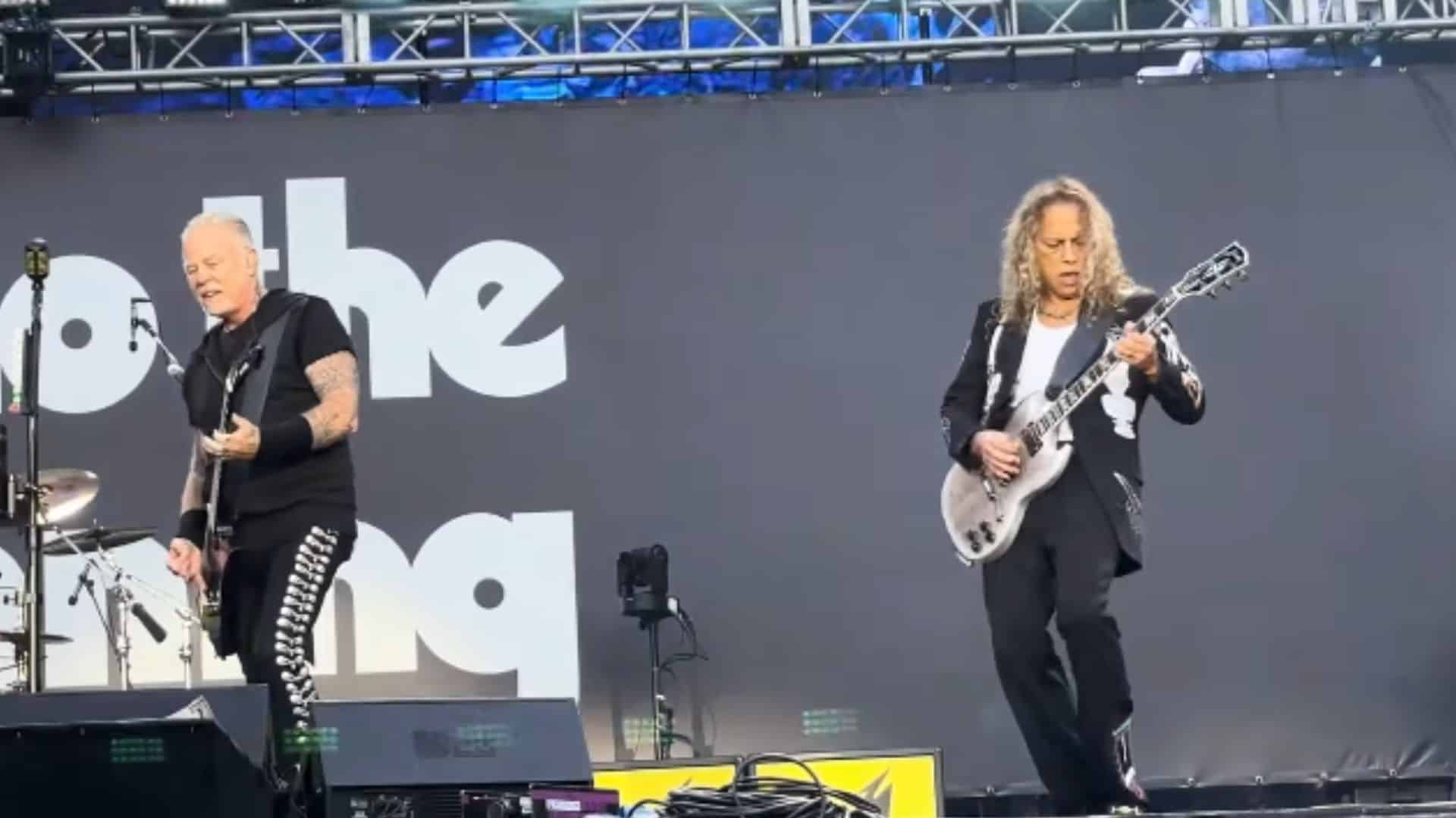 James Hetfield Kirk Hammett Back To The Beginning 2025