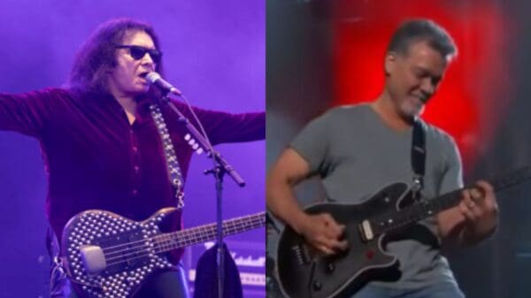 Gene Simmons Eddie Van Halen