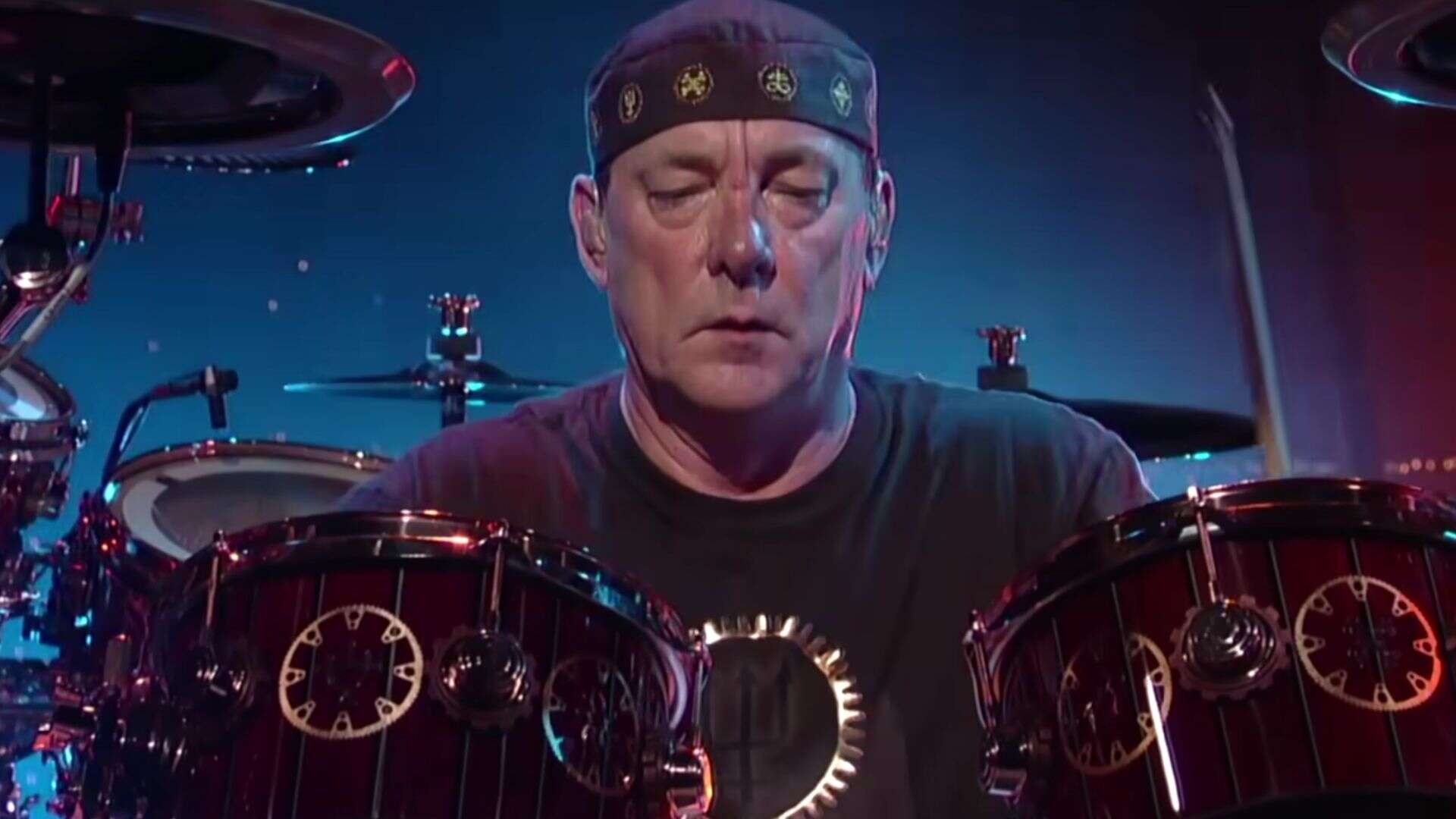 Neil Peart On Letterman Show
