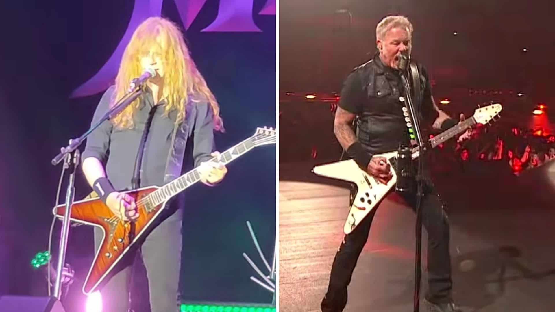 Dave Mustaine James Hetfield