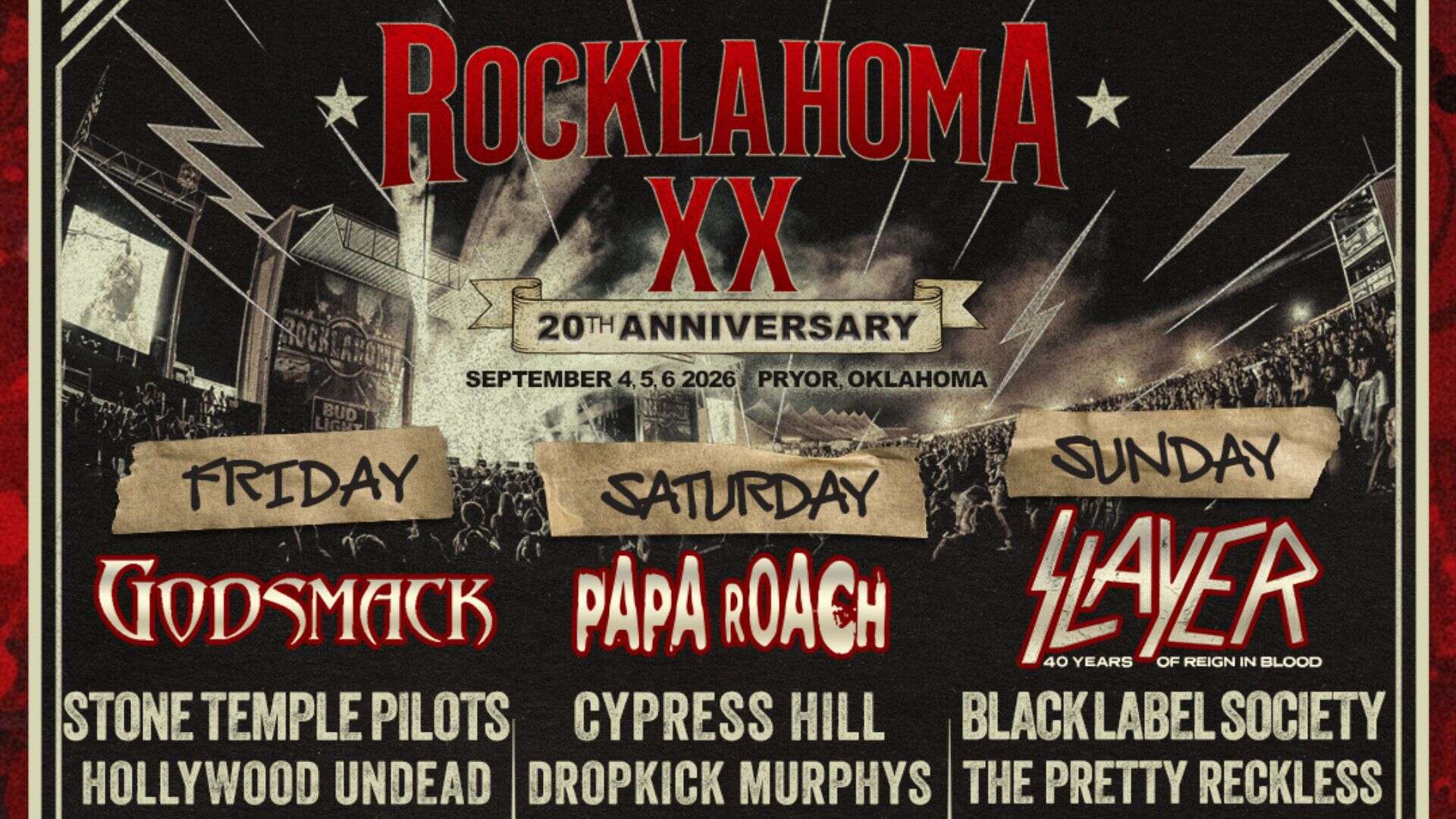 Rocklahoma 2026 Header