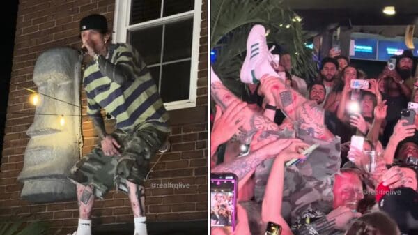 Machine Gun Kelly Failed Crowd Surf
