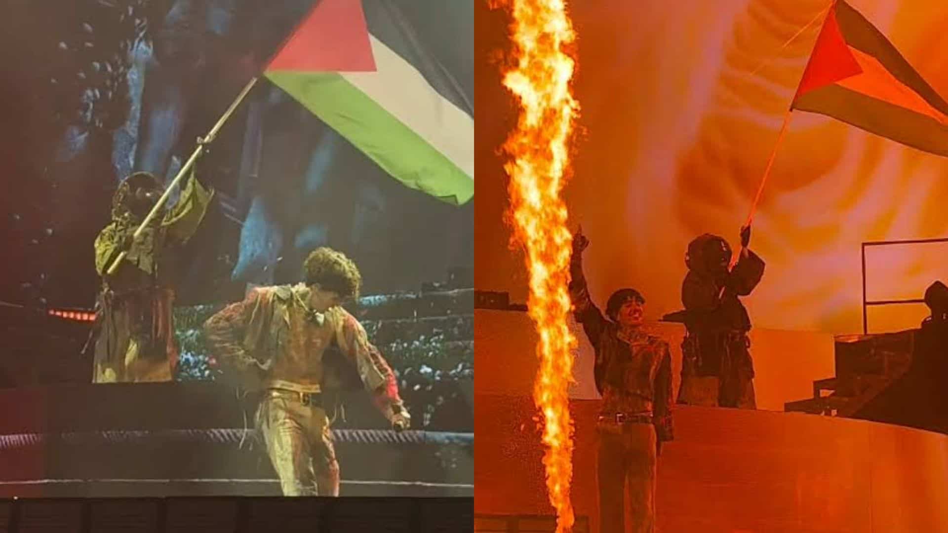 Bring Me The Horizon Palestinian Flag