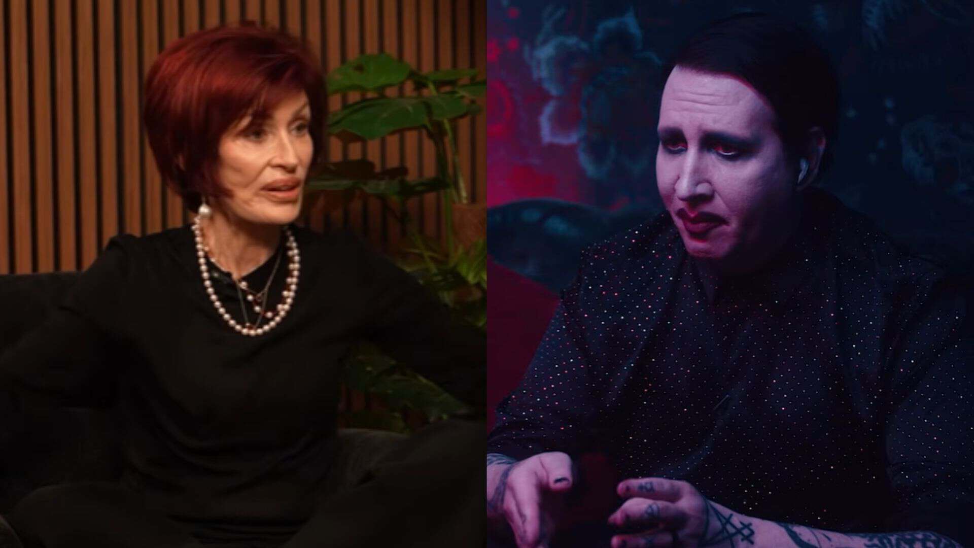 Sharon Osbourne Marilyn Manson