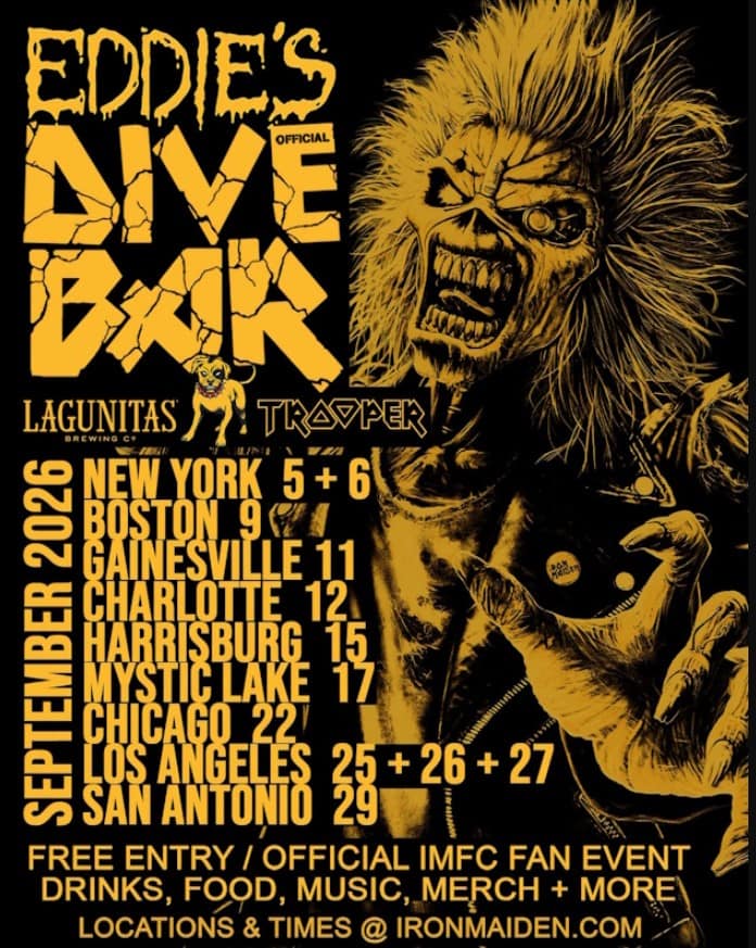 Iron Maiden Eddie's Dive Bar
